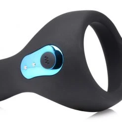 Trinity Vibes Penis Pleasure Power Taint 7X Silicone Cock And Ball Ring With Remote 15 Trinity Vibes Penis Pleasure Power Taint 7X Silicone Cock And Ball Ring With Remote