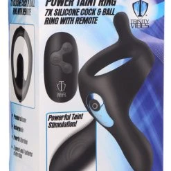 Trinity Vibes Penis Pleasure Power Taint 7X Silicone Cock And Ball Ring With Remote 17 Trinity Vibes Penis Pleasure Power Taint 7X Silicone Cock And Ball Ring With Remote