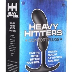Heavy Hitters Premium Silicone Weighted Prostate Plug - Medium Anal
