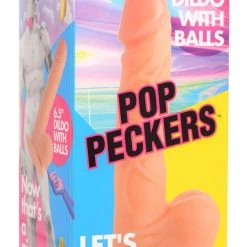 Pop Peckers 6.5 Inch Dildo With Balls -