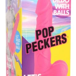 Pop Peckers 6.5 Inch Dildo With Balls -