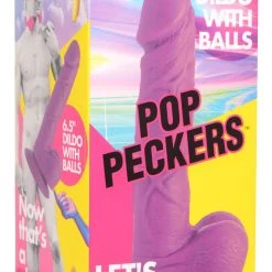 Pop Peckers 6.5 Inch Dildo With Balls -