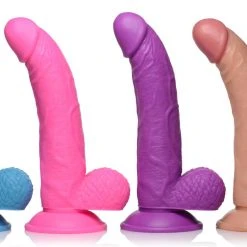 Pop Peckers 7.5 Inch Dildo With Balls - Dildos & Strap-Ons