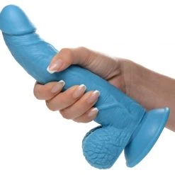 Pop Peckers 7.5 Inch Dildo With Balls - Dildos & Strap-Ons