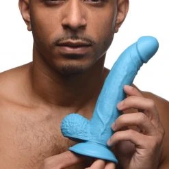 Pop Peckers 7.5 Inch Dildo With Balls - Dildos & Strap-Ons