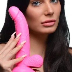 Pop Peckers 7.5 Inch Dildo With Balls - Dildos & Strap-Ons