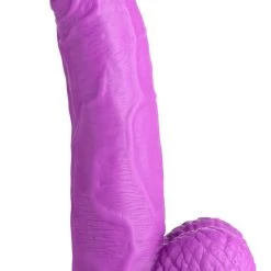 Pop Peckers 7.5 Inch Dildo With Balls - Dildos & Strap-Ons