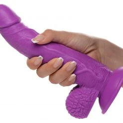 Pop Peckers 7.5 Inch Dildo With Balls - Dildos & Strap-Ons