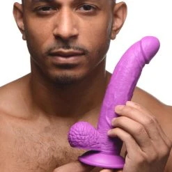 Pop Peckers 7.5 Inch Dildo With Balls - Dildos & Strap-Ons