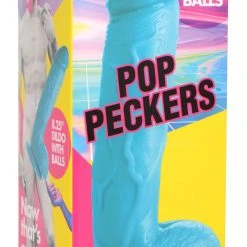 Pop Peckers Dildos & Strap-Ons 8.25 Inch Dildo With Balls -