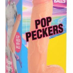 Pop Peckers Dildos & Strap-Ons 8.25 Inch Dildo With Balls -
