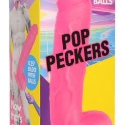 Pop Peckers Dildos & Strap-Ons 8.25 Inch Dildo With Balls -
