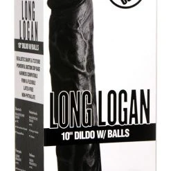 Master Cock Long Logan 10 Inch Dildo With Balls -
