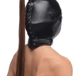 Strict Ponytail Bondage Hood