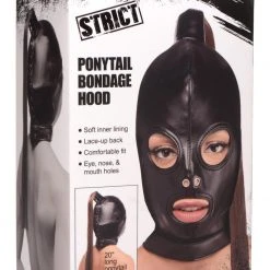 Strict Ponytail Bondage Hood 7 Strict Ponytail Bondage Hood
