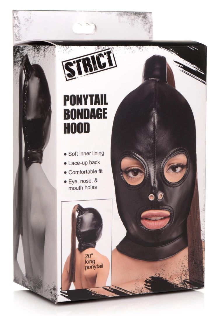 Strict Ponytail Bondage Hood 4 Strict Ponytail Bondage Hood