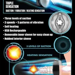 LoveBotz Auto Milker 15X Sucking Masturbator Penis Pleasure