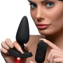 Booty Sparks 28X Laser Fuck Me Silicone Anal Plug With Remote Control - Small