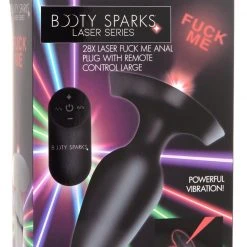 Booty Sparks 28X Laser Fuck Me Silicone Anal Plug With Remote Control - Small