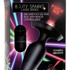 Booty Sparks 28X Laser Fuck Me Silicone Anal Plug With Remote Control - Small