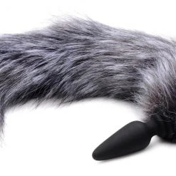 Tailz Silicone Anal Plug With 3 Interchangeable Tails