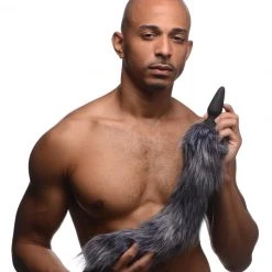 Tailz Silicone Anal Plug With 3 Interchangeable Tails