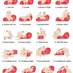 Master Series Kinky Couch Sex Chaise Lounge With Love Pillows -