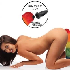 Tailz Interchangeable Rainbow Fox Tail Anal