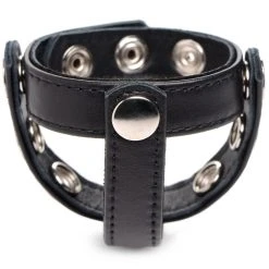 Strict Leather Penis Pleasure Leather Snap-on Cock Harness -