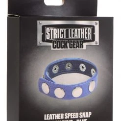 Strict Leather Penis Pleasure Leather Speed Snap Cock Ring -