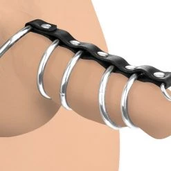 Strict Leather BDSM Gates Of Hell Leather Chastity Device