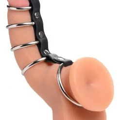 Strict Leather BDSM Gates Of Hell Leather Chastity Device