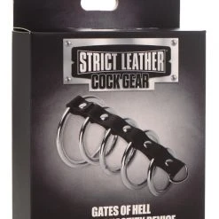 Strict Leather BDSM Gates Of Hell Leather Chastity Device