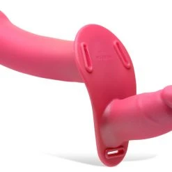 Strap U Dildos & Strap-Ons 28X Double Diva 1.5 Inch Double Dildo With Harness And Remote Control -