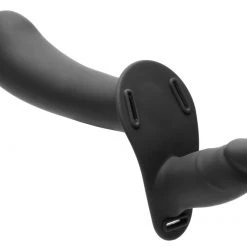 Strap U Dildos & Strap-Ons 28X Double Diva 2 Inch Double Dildo With Harness And Remote Control -