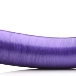 Strap U 7 Inch Metallic Silicone Dildo -