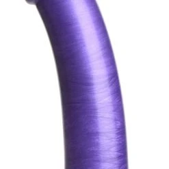 Strap U 7 Inch Metallic Silicone Dildo -