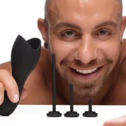 Trinity Vibes 10X Vibrating Penis Head Teaser With Urethral Sounds Dildos & Strap-Ons