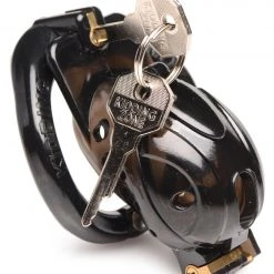 Master Series BDSM Lockdown Customizable Chastity Cage -