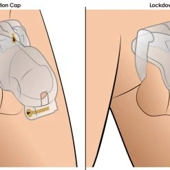 Master Series BDSM Lockdown Customizable Chastity Cage -