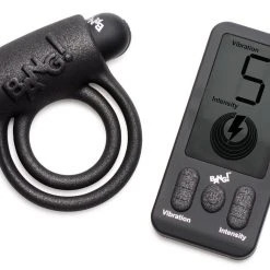 Bang 25X Vibrating Silicone Cock Ring With Remote Control Penis Pleasure