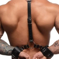 Strict BDSM Neck To Wrist Restraints