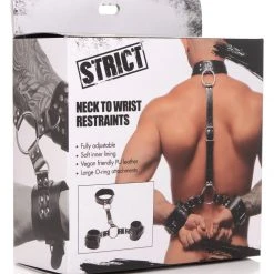 Strict BDSM Neck To Wrist Restraints