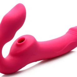 Strap U Dildos & Strap-Ons Licking And Vibrating Strapless Strap-On With Remote Control
