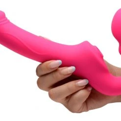 Strap U Dildos & Strap-Ons Licking And Vibrating Strapless Strap-On With Remote Control