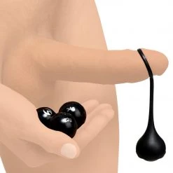 Master Series Cock Dangler Silicone Penis Strap With Weights