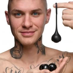 Master Series Cock Dangler Silicone Penis Strap With Weights