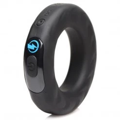 Zeus Electrosex BDSM E-Stim Pro Silicone Vibrating Cock Ring - 1.75 Inch