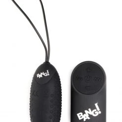 Bang! 28X Nubbed Silicone Vibrating Egg With Remote Control Vibrators