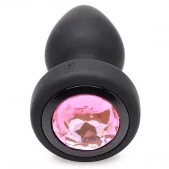 Booty Sparks 28X Vibrating Silicone Gem Anal Plug - Small